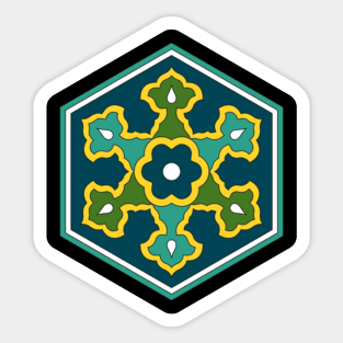 Ottoman Turkish design in Sticker